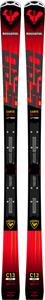 Rossignol Hero Carve race ski's rood/zwart, 162 cm