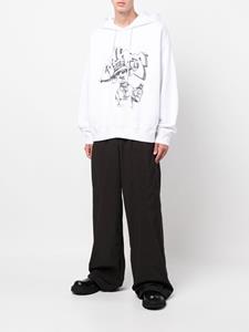 Off-White Broek met logopatch - Zwart