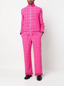 Marine Serre Trainingsbroek met jacquard - Roze