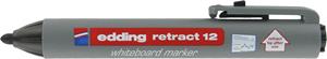 edding - retract 12 Whiteboardmarker schwarz