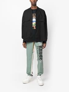 Rhude Trainingsbroek met logoprint - Groen