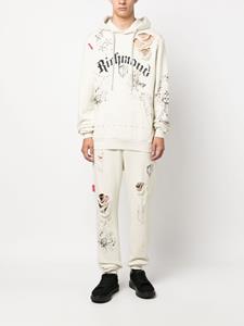 John Richmond Olion trainingsbroek met toelopende pijpen - Beige