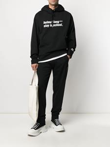 Helmut Lang Trainingsbroek met tekst - Zwart
