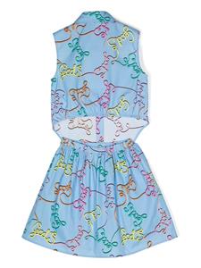 Gcds Kids Top en rok - Blauw