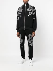Philipp Plein Trainingspak met kristallen - Zwart