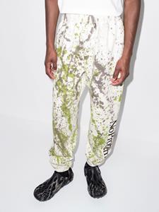 Aries Trainingsbroek met tie-dye print - Beige
