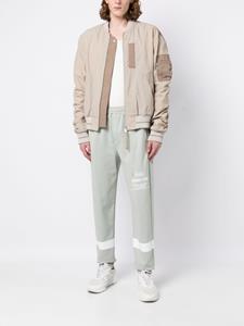 Helmut Lang Joggingbroek met elastische tailleband - Groen
