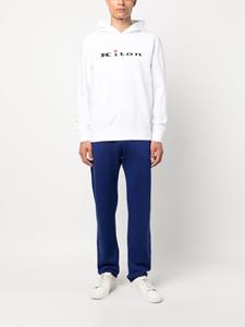 Kiton Jersey trainingsbroek - Blauw