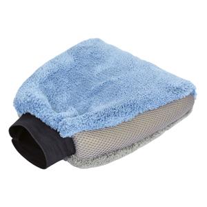 Protecton washandschoen microvezel 27 x 18 x 4,5cm blauw/grijs