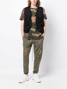 Mostly Heard Rarely Seen Joggingbroek met geborduurde verfspatten - Groen