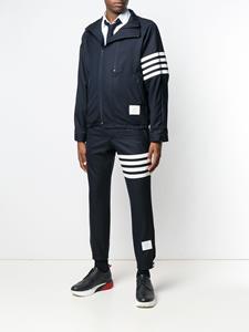 Thom Browne elastische trainingsbroek van twill - Blauw