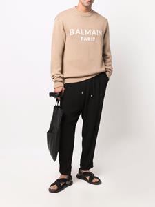 Balmain Trainingsbroek met toelopende pijpen - Zwart