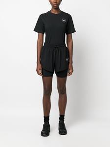 Adidas by Stella McCartney Gelaagde trainingsshorts - Zwart