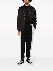 Mastermind World Trainingsbroek met streep-detail - Zwart