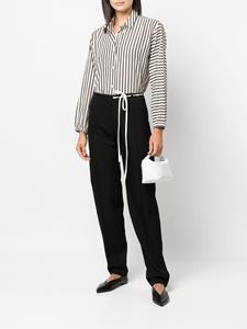 Sara Lanzi Broek met trekkoordtaille - Zwart
