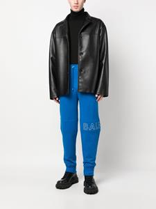 Balmain Trainingsbroek met logo-reliëf - Blauw