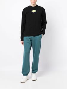 Off-White Trainingsbroek met pijlprint - Blauw