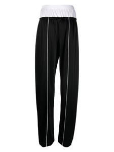 Ssheena Trainingsbroek met logopatch - Zwart