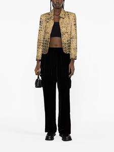 Alexander Wang Fluwelen trainingsbroek - Zwart