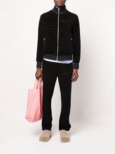Palm Angels Trainingsbroek met fluwelen-effect - Zwart