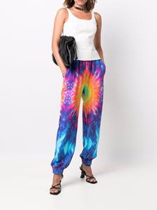 Philipp Plein Trainingsbroek met tie-dye print - Blauw