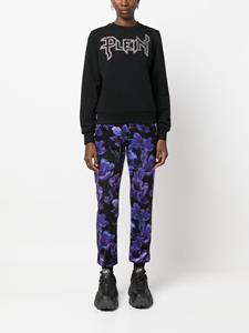 Philipp Plein Trainingsbroek met logo applicatie - Zwart
