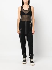 Rick Owens X Champion Trainingsbroek met geborduurd logo - Zwart
