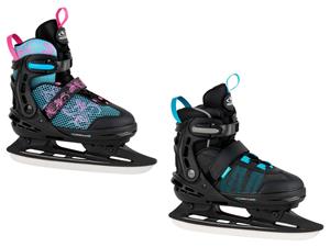 HUDORA 45248 - Allround Schlittschuh, Comfort Eislaufschuhe Ice Skates, floral, 29-34