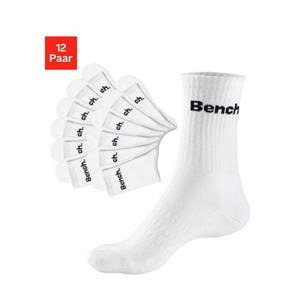 Bench. Tennissokken met voetbekleding (set, 12 paar)