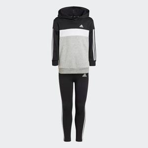 adidas Jogginganzug LG 3S TIB FL TS für Mädchen schwarz Mädchen 