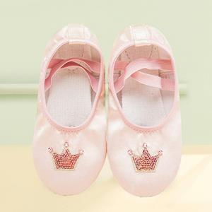 Famous2018 Ballet Shoes Girls Ballerina Ballet Pointe Shoes Kids Satin Canvas Ballet Shoes For Dancing