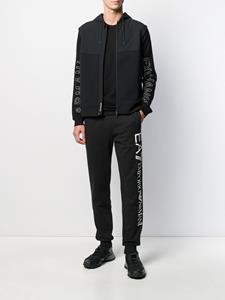 Ea7 Emporio Armani Trainingsbroek met logoprint - Zwart
