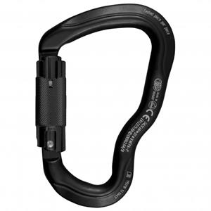  Alukarabiner Ferrata Autoblock - Klettersteig-karabiner zwart