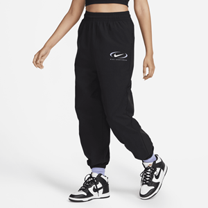 Nike Sportswear geweven joggingbroek voor dames - Zwart