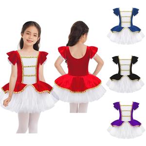 IEFiEL Kids Girls Ballet Dance Dress Gymnastic Leotard Tutu Princess Dress Children Stage Performance Clothes Christmas Gift