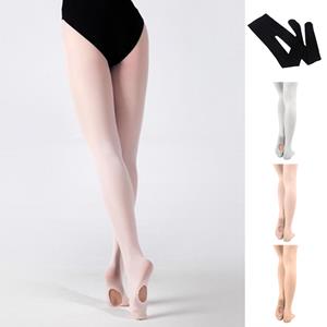 Sport Converteerbare panty's danskousen footed sokken ballet panty voor kinderen volwassenen