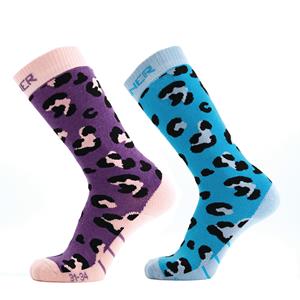Ski Socks Animal Double Pack