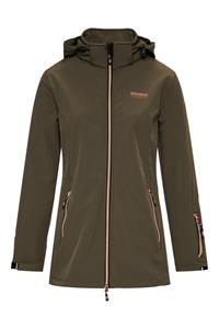 Nordberg Irene softshell ski jas dames groen, L