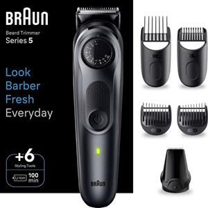 Braun Baardtrimmer - Series 5 - BT5450 - Trimmer Voor Heren met Stylingtools en 100 Minuten Gebruiks