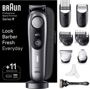 Braun Baardtrimmer - Series 9 - BT9440 - Trimmer Met Kapperstools en 180 Minuten Gebruiksduu