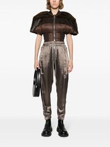 Rick Owens Satijnen trainingsbroek - Bruin