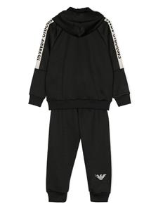 Emporio Armani Kids Trainingspak met logoprint - Zwart