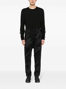 Maharishi 4519 Camo Shinobi organic cotton track trousers - Zwart