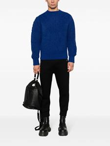 Neil Barrett drop-crotch track pants - Zwart