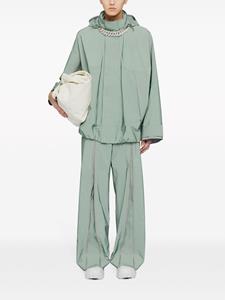 Jil Sander Trainingsbroek met wijde pijpen - Groen