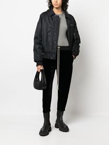Rick Owens Trainingsbroek met verlaagd kruis - Zwart
