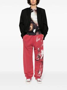 Off-White Trainingsbroek met print - Rood