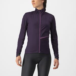 Castelli GO fietsjack fietsjack lange mouw paars dames