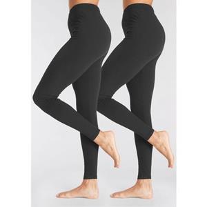 Vivance Thermoleggings, (2 tlg., 2er-Pack), innen weich angeraut