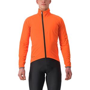 Castelli Gavia Lite fietsjack lange mouw oranje heren